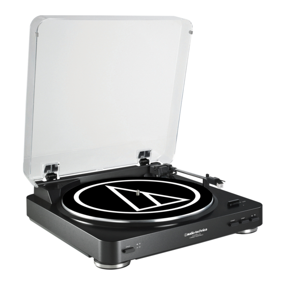 Audio-Technica AT-LP60-USB Manuales