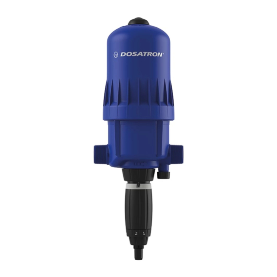 dosatron D 8 RE 2 Manual De Utilización