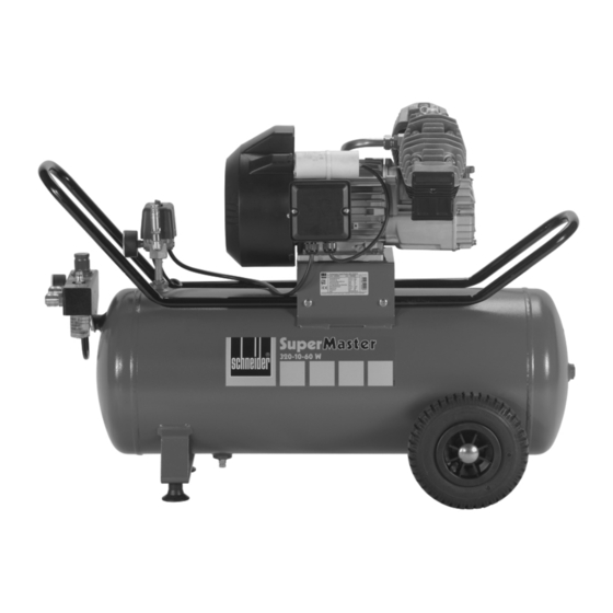 Schneider Airsystems SuperMaster 320-10-60 W Manual De Instrucciones Original