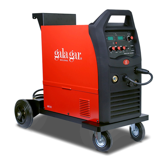 gala gar SMART MIG 350 MPV1 Manual Técnico De Instrucciones