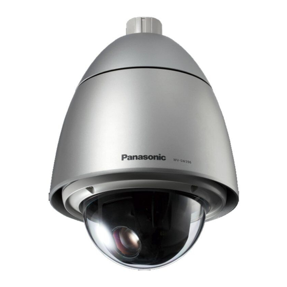 Panasonic WV-SW390 Serie Manual De Instrucciones