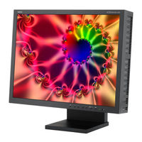 NEC SpectraView LCD2180 WideGamut LED Manual Del Usuario