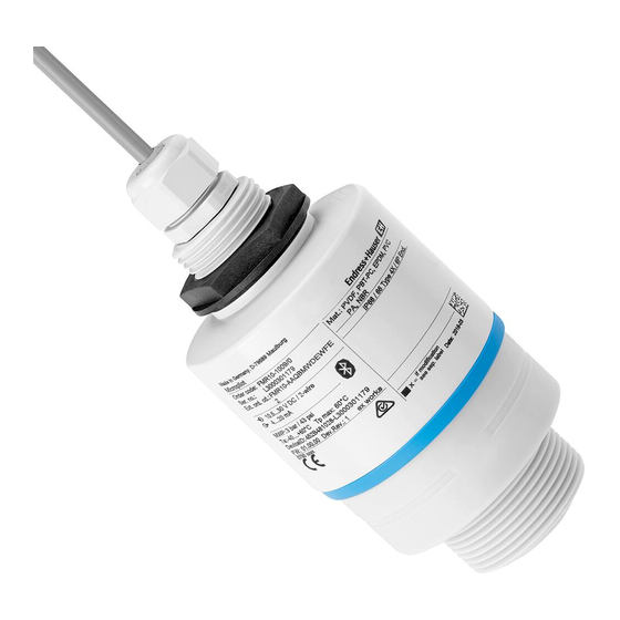 Endress+Hauser Micropilot FMR10 Manual De Instrucciones Abreviado