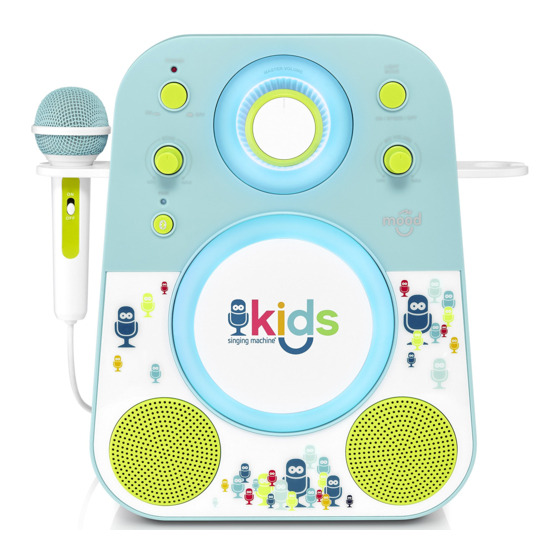 Singing Machine kids SMK250BG Manual De Instrucciones