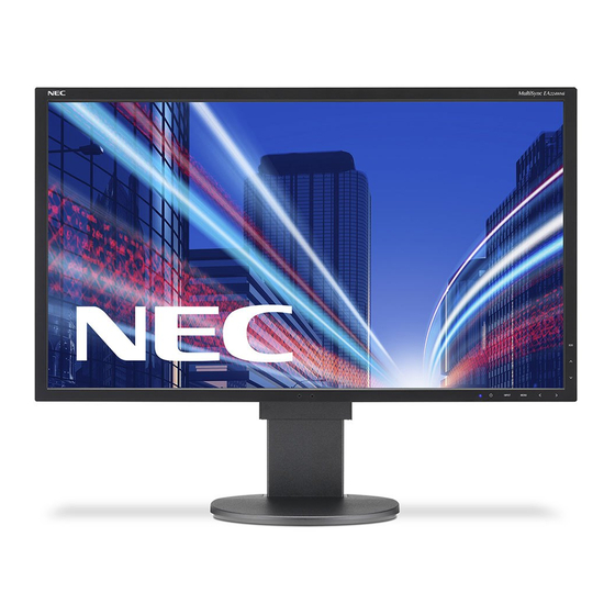 NEC MultiSync EA224WMi Manual De Usuario