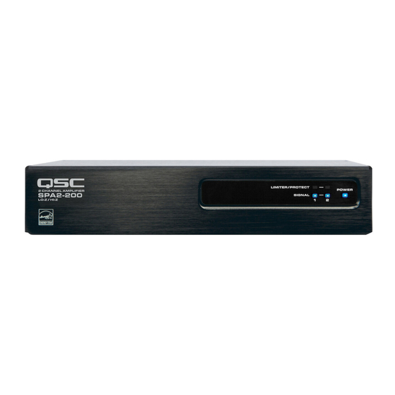 QSC SPA2-60 Guia De Instalacion