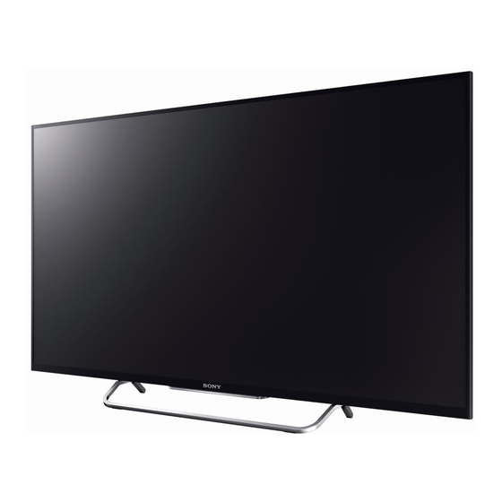 Sony Bravia KDL-55W829B Guía De Referencia