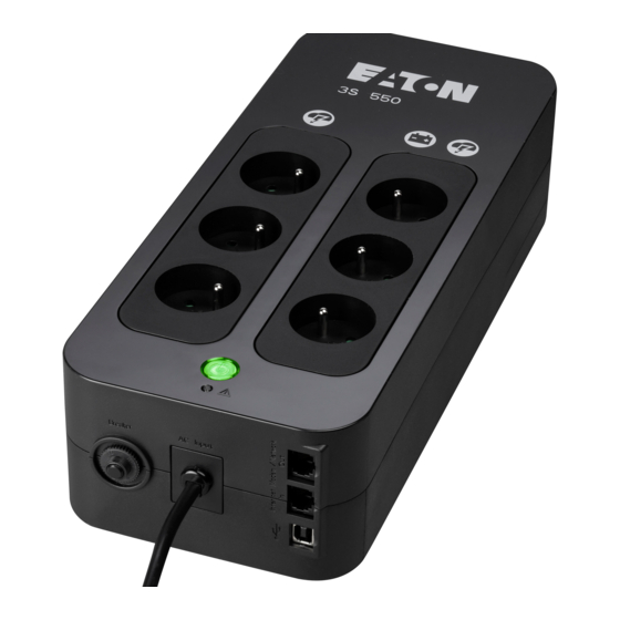 Eaton 3S 550 Manual De Instrucciones