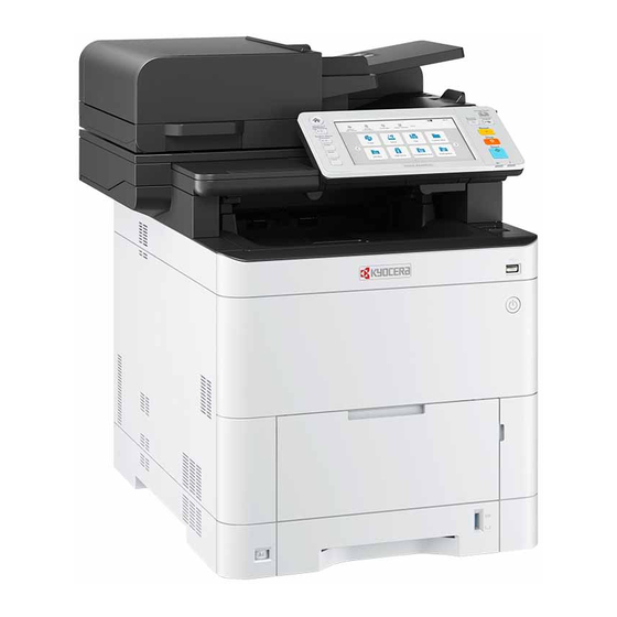 Kyocera ECOSYS MA4000cifx Guía De Preparación