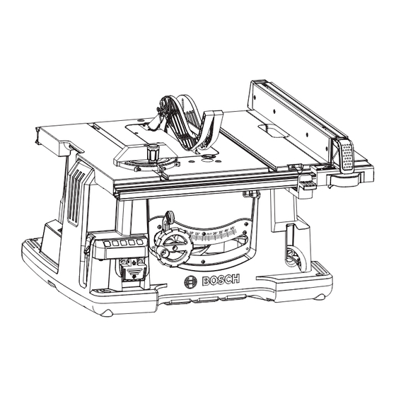 Bosch GTS1041A Instrucciones De Funcionamiento