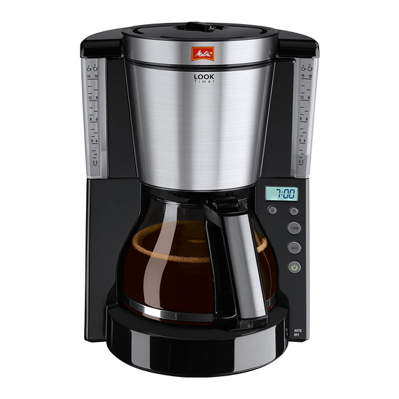 melitta LOOK Timer Instruciones De Uso