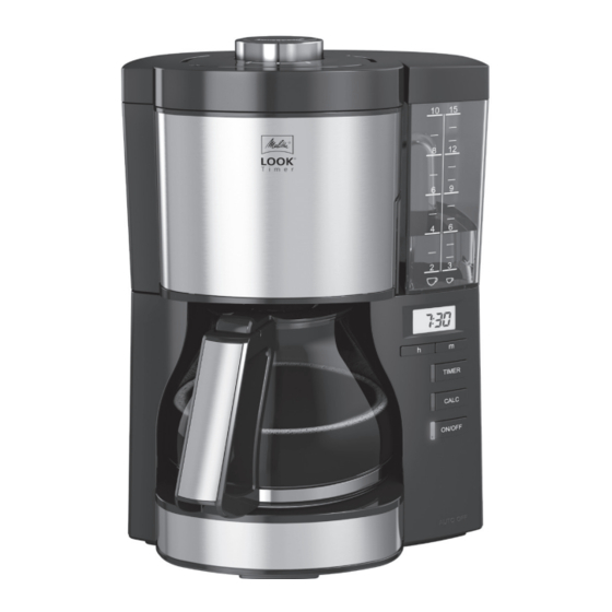 melitta LOOK Timer Instruciones De Uso