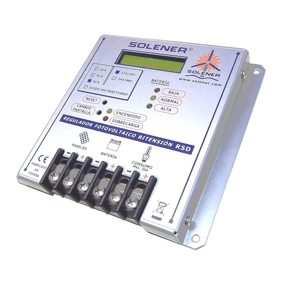 Solener RSD30 Manual Del Usuario