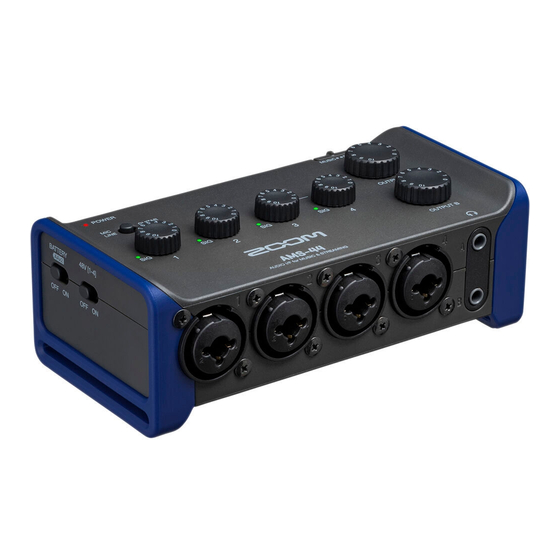 Zoom AMS-44 Manual De Instrucciones