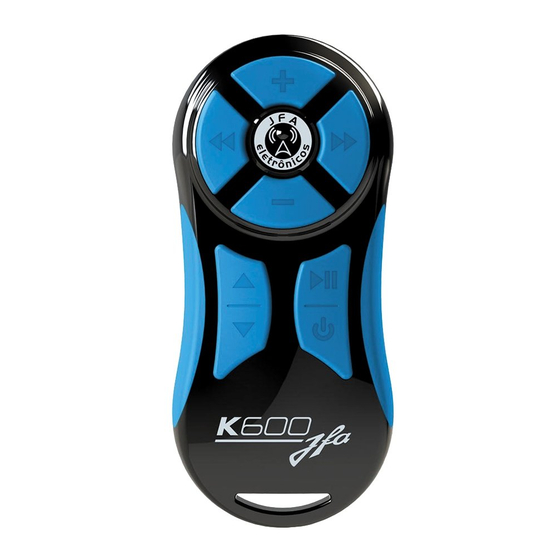 JFA Electronicos K600 Manual De Instrucciones