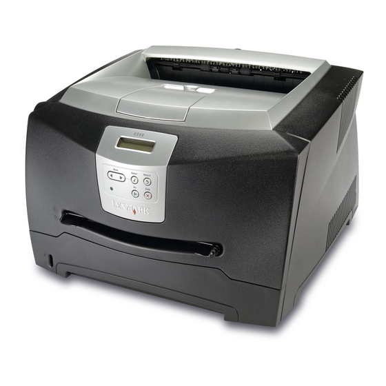 Lexmark E340 Referencia Del Usuario
