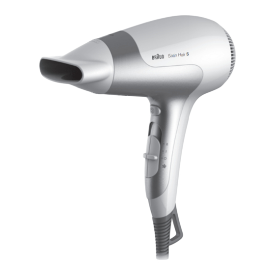 Braun Satin Hair 5 Manual De Instrucciones