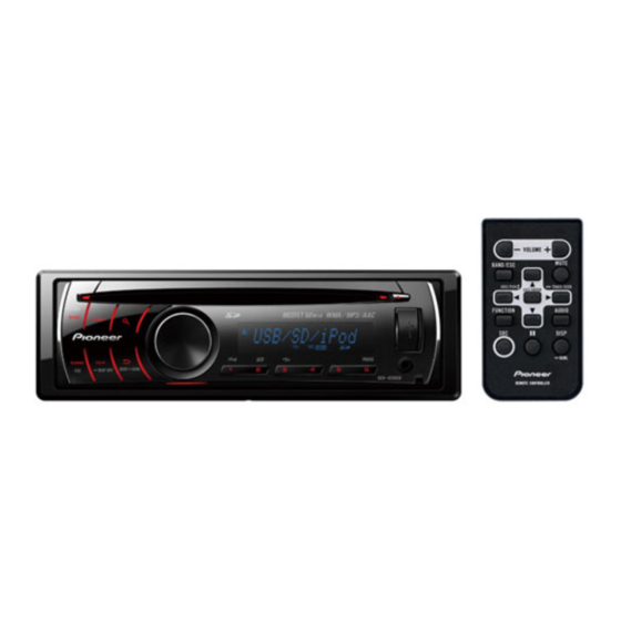 Pioneer DEH-4250SD Manual De Instrucciones