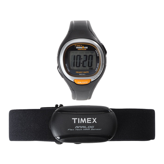 Timex PERSONAL TRAINER Manual Del Usuario