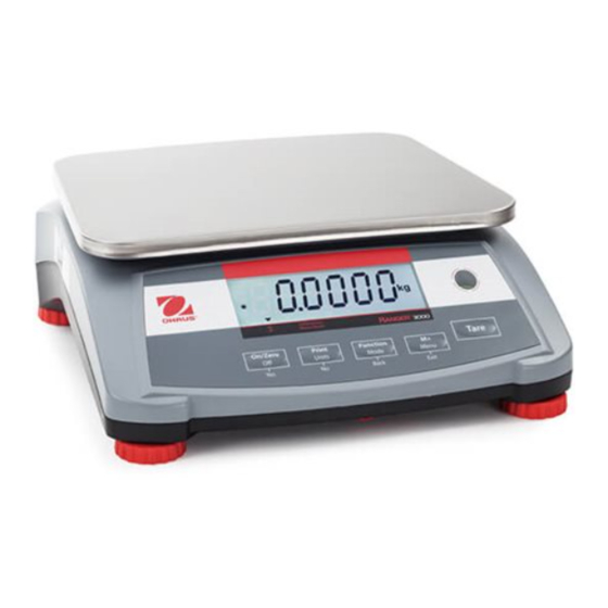 OHAUS Ranger 3000 Guia De Inicio Rapido