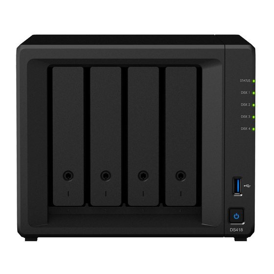 Synology DiskStation DS418 Guia De Instalacion