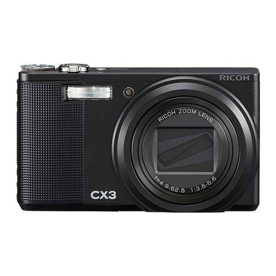 Ricoh CX3 Guia Del Usuario