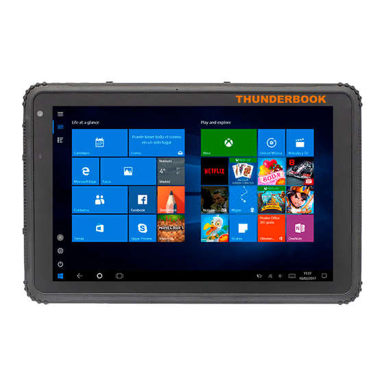 Thunderbook TITAN W100 Guía Rápida De Usuario