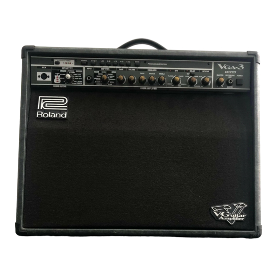 Roland VGA-3 Manual Del Usuario