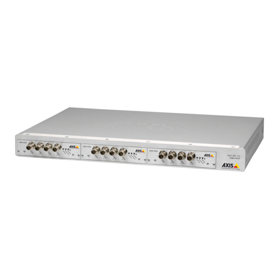 Axis 291 1U Guia De Instalacion