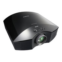 Sony Bravia VPL-HW10 Manual De Instrucciones