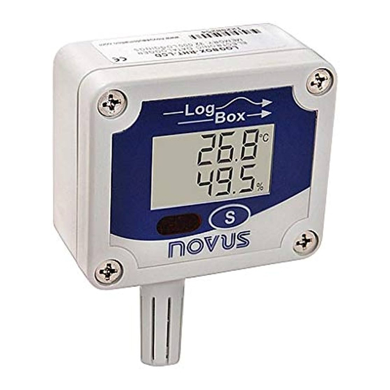 Novus LogBox-RHT-LCD Manual De Instrucciones