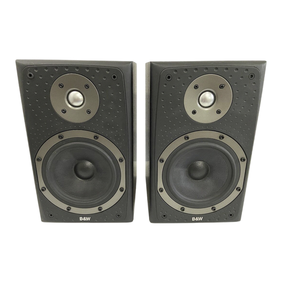Bowers & Wilkins DM303 Manual Del Propietario Y Garantía
