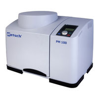 Retsch PM 100 CM Instrucciones De Servicio