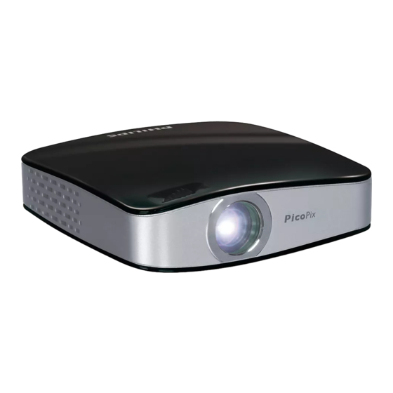 Philips PicoPix PPX1020 Manuales