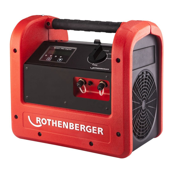 Rothenberger ROREC Pro Digital Instrucciones De Uso