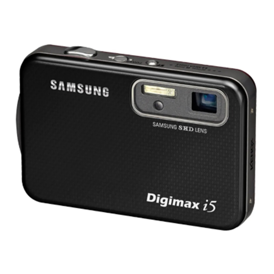 Samsung Digimax i5 Manuales