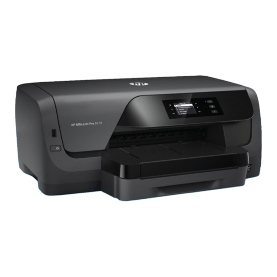 HP OfficeJet Pro 8210 Guia Del Usuario