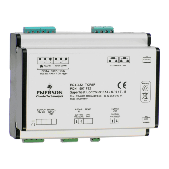 Emerson EC3-X32 Instrucciones De Funcionamiento