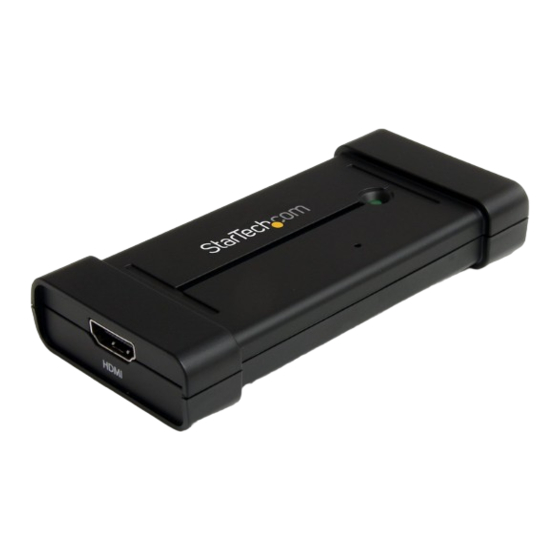 StarTech.com USB2HDMI Manual De Instrucciones