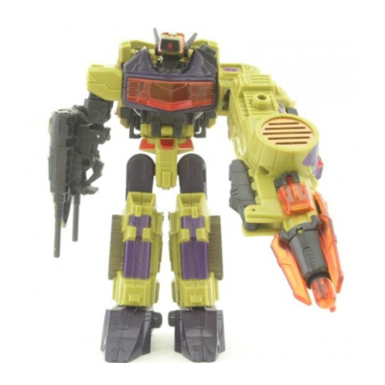 Hasbro TRANSFORMERS ENERGON SIX SHOT Manual De Instrucciones