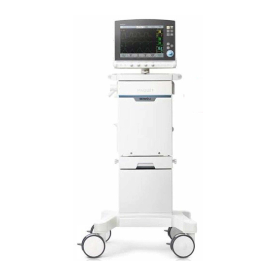 Getinge Maquet SERVO-i VENTILATOR SYSTEM V7.0 Manual Del Usuario