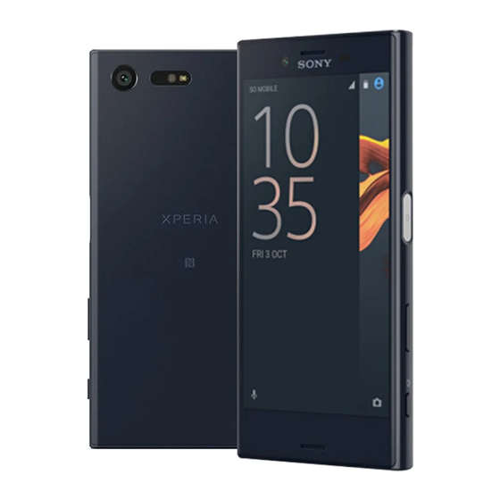 Sony Xperia X Compact Guia Del Usuario