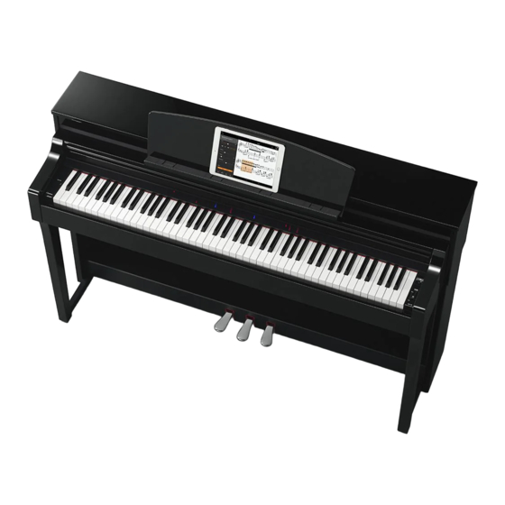 Yamaha Clavinova CSP- 170 Manuales