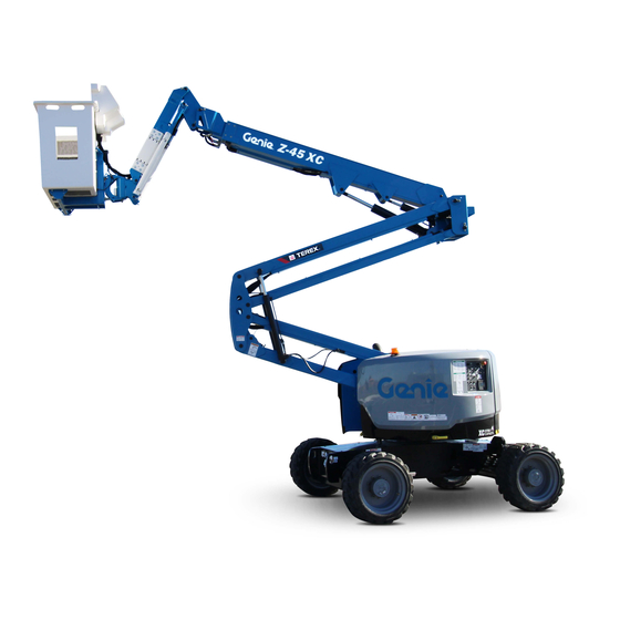 Terex Genie Z-45 XC Traducción De Las Instrucciones Originales