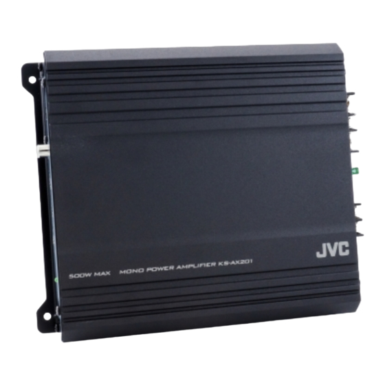 JVC KS-AX201 Manual De Instrucciones