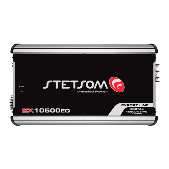 StetSom EXPORT EX10500EQ Manual De Usuario