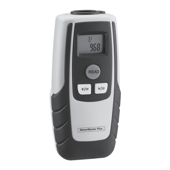 LaserLiner MeterMaster Plus Manual De Instrucciones