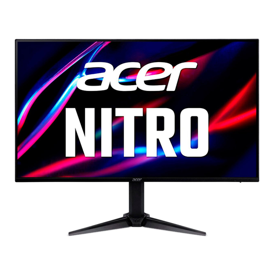 Acer NITRO VG3 Serie Manuales