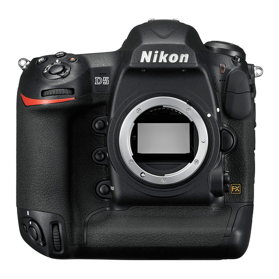 Nikon D5 Manual Del Usuario