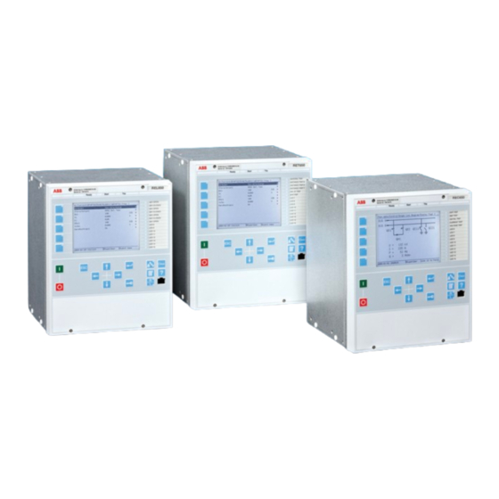 ABB Relion 650 Serie Manual De Instalación